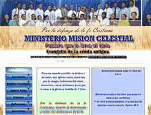 Tablet Screenshot of ministeriomisioncelestial.com
